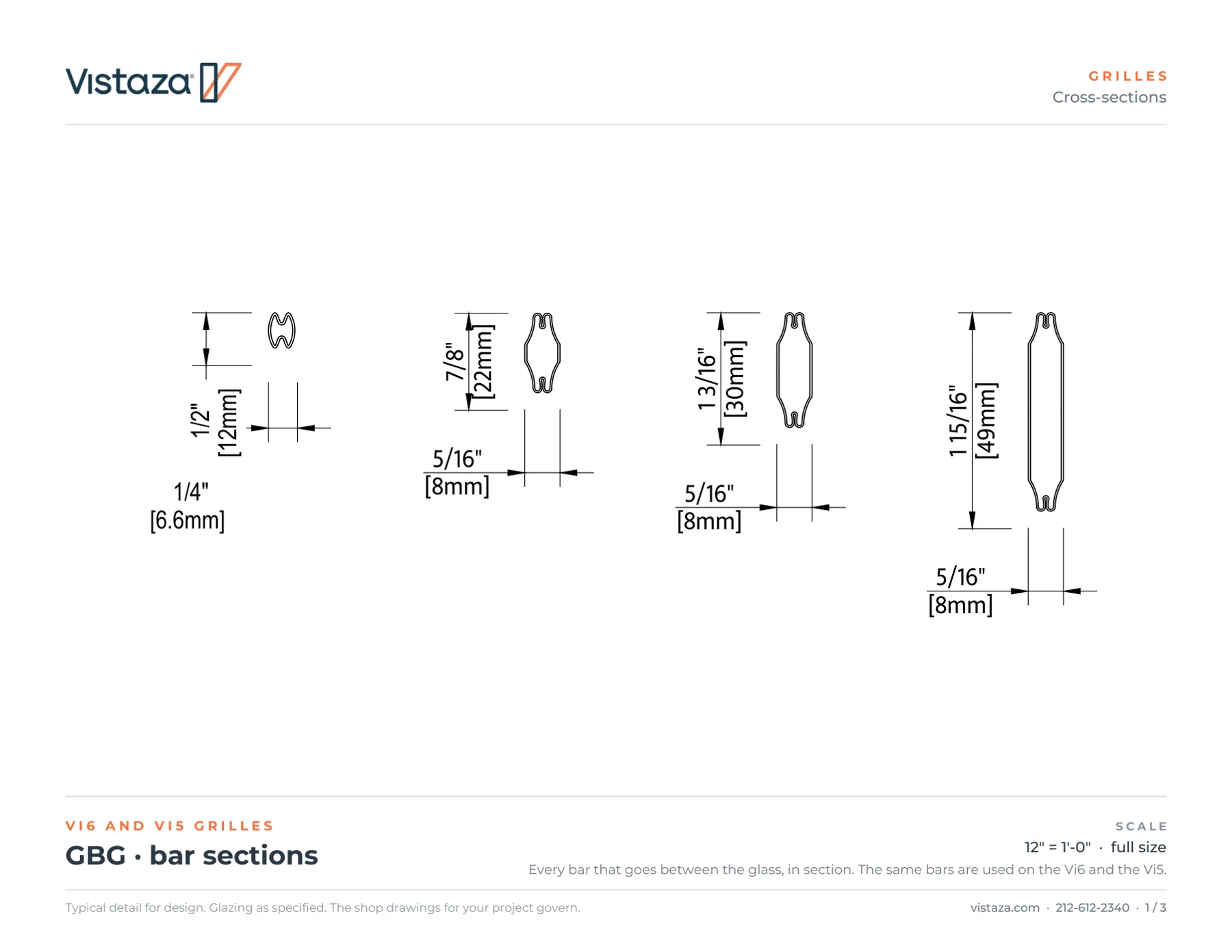 GBG · bar sections