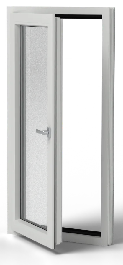 A Vi6 casement window, open