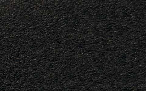 Black, the finish close up