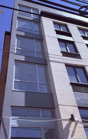 Brushed Aluminum frames on West Side Square