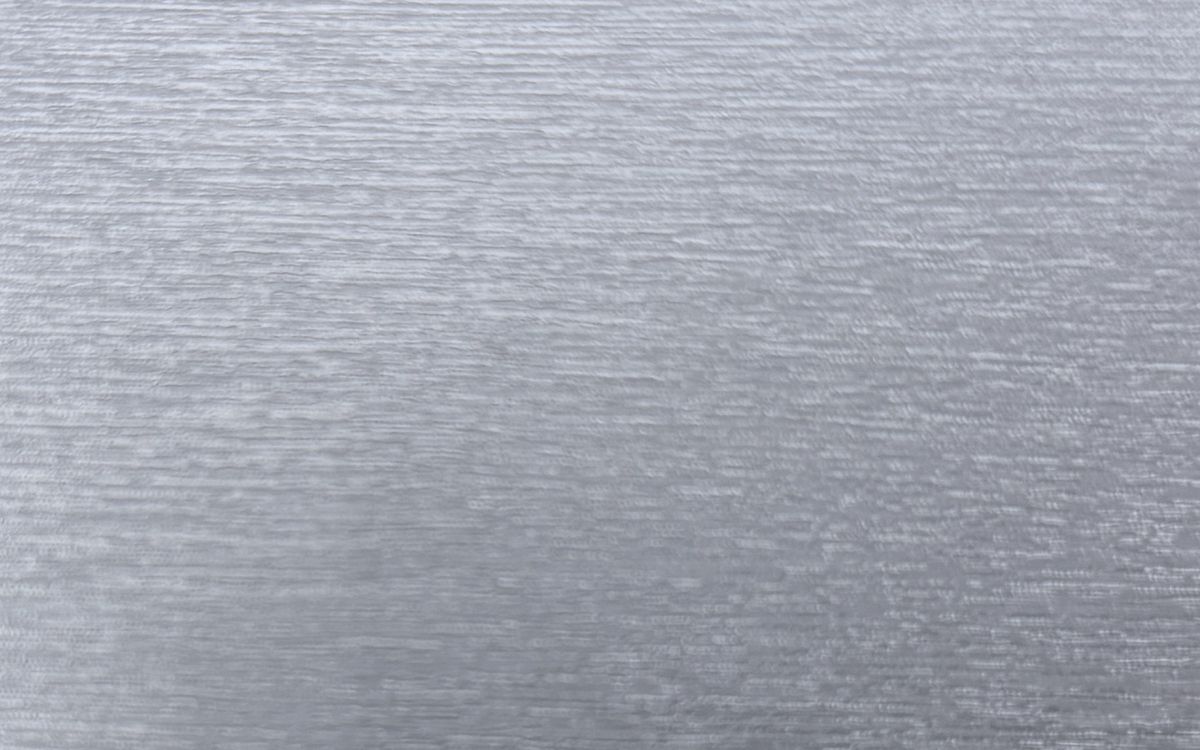 Brushed Aluminum, the finish close up