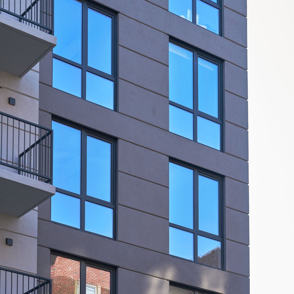 Every unit is made to the dimension on the drawing, so a tall light, a transom and the frame beside them are all one order.