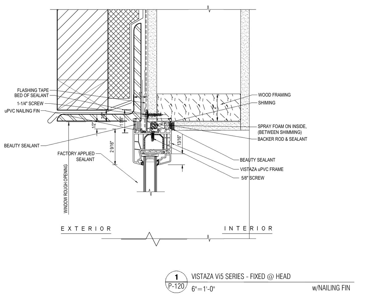 A section at the head