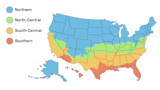 Climate zone, energy star climate zones, data, location, map